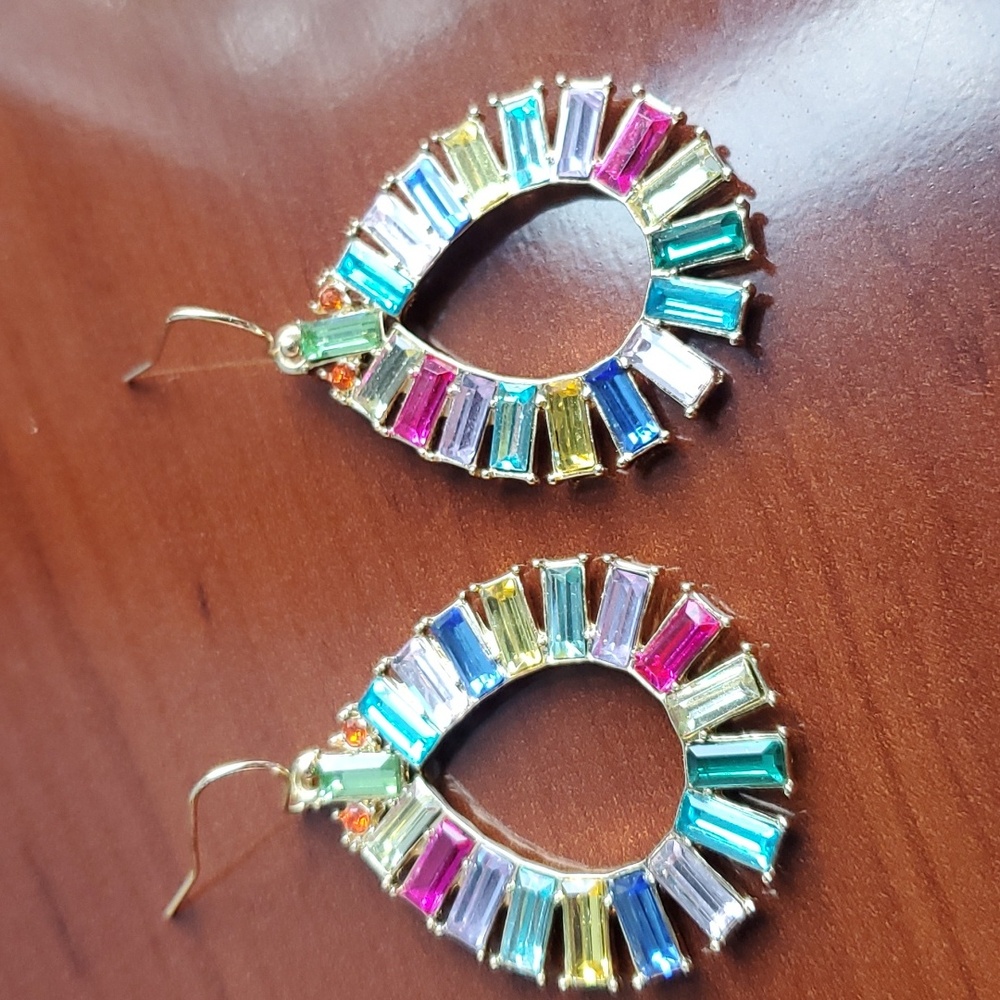 Rhinestone earrings